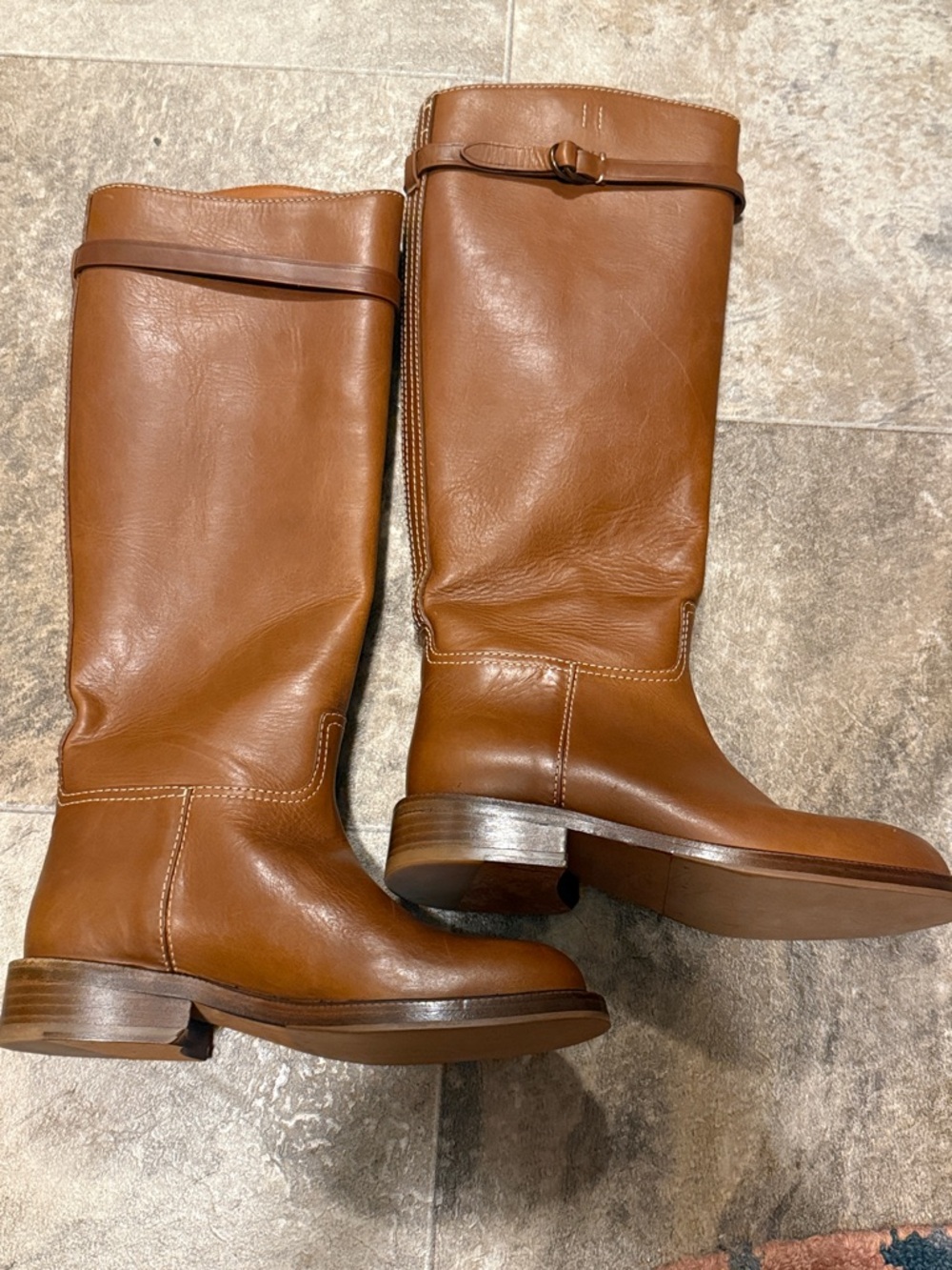 Polo Ralph Lauren Leather Riding Boots - Picture 3 of 9